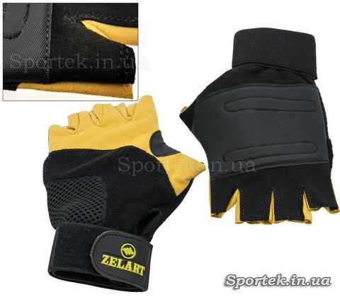 Шкіряні перчатки Zelart Gel Tech BC-3611 розміри M-XL
