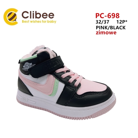 Clibee (зима) PC698 Pink/Black 32-37
