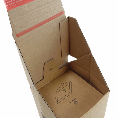 Поштова коробка для пляшки 0,75 л, 74x74x305 мм