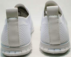 Спортивные туфли белые кросовки женские Small Swan NB-821 All White.