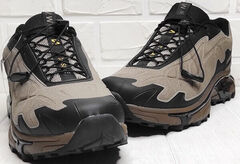 Salomon кроссовки мужские осень Salomon XT-SLATE Advanced Beige Black.