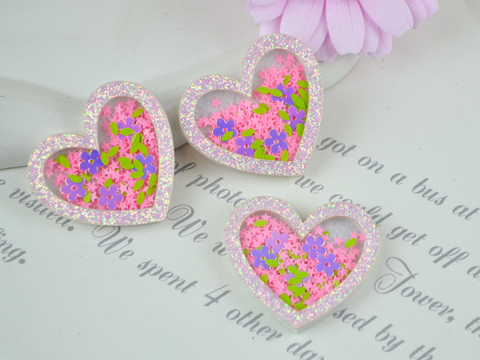 Патч-шейкер Округле Серце пудрове