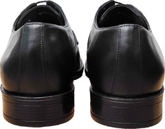 Черные туфли мужские кожаные Luciano Bellini F823 Black Leather.