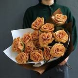 Photo of Unique Caramel Color Toffee Roses
