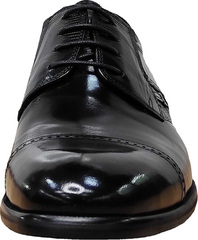 Классические черные туфли жениха Rossini Roberto 2YR1158 Black Leather.