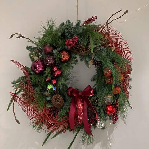 Photo of Christmas wreath «Dumbledore's room»