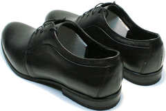 Качественные мужские туфли для выпускного Ikoc 060-1 ClassicBlack.