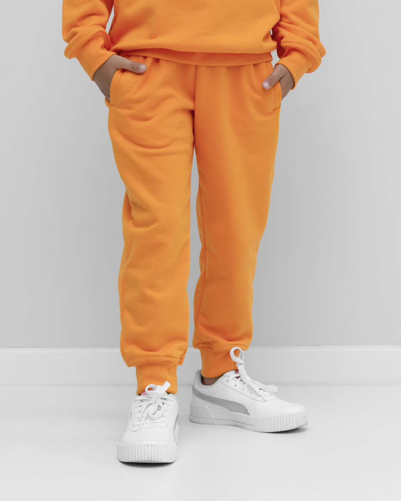 Дитячі спортивні штани Jogger оранжеві