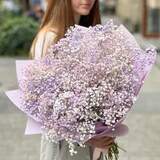 Photo of 13 branches of lilac gypsophila in a bouquet «Charming Lyudmyla»