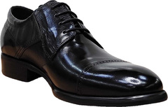 Классические туфли мужские натуральная кожа Rossini Roberto 2YR1158 Black Leather.