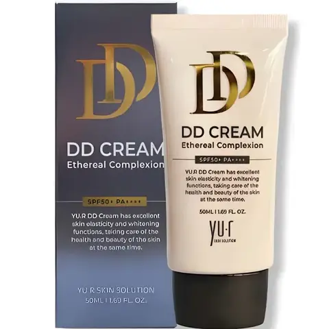 YU.R Корректирующий DD-крем для лица SPF50+, PA++++ средний, бежевый, 50 мл. | DD Cream SPF50+, PA++++ Medium