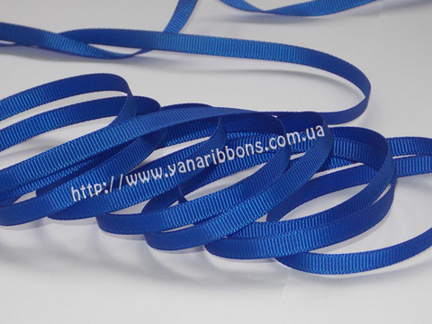 Стрічка репсова синя