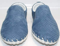 Летние мужские туфли с перфорацией Alvito 01-1308 92-86