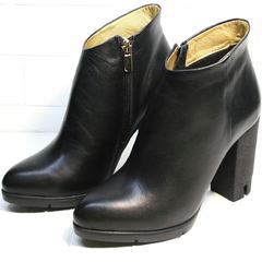 Осенние ботинки женские Jina 5992 Black
