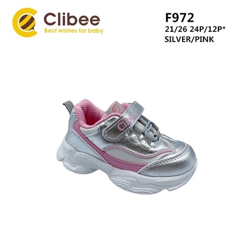 Clibee F972 Silver/Pink 21-26