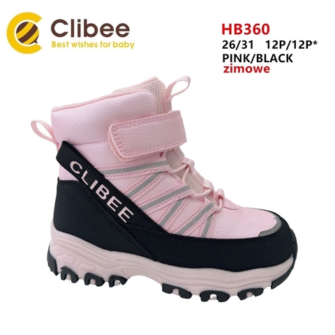 Clibee (зима) HB360 Pink/Black 26-31