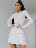 Платье мини молочного цвета с открытой спиной Katarina Ivanenko фото 2
