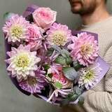 Photo of Delicate bouquet in lilac shades «Lavender Patterns»