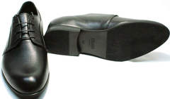 Мужские классические туфли на выпускной черные Ikoc 060-1 ClassicBlack.