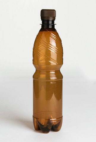 Пляшка 500 мл з вузьким горлом ø 28 мм коричнева