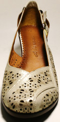 Летние женские туфли кожаные на толстом каблуке Marani Magli  36 размер