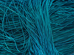 Канитель гладкая аквамарин 1мм