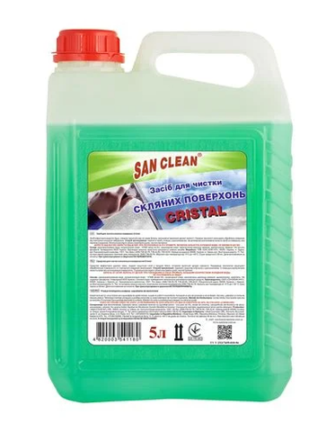 Средство для мытья стеклянных поверхностей San Clean 