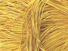 Канитель гладкая золото светлое  1мм