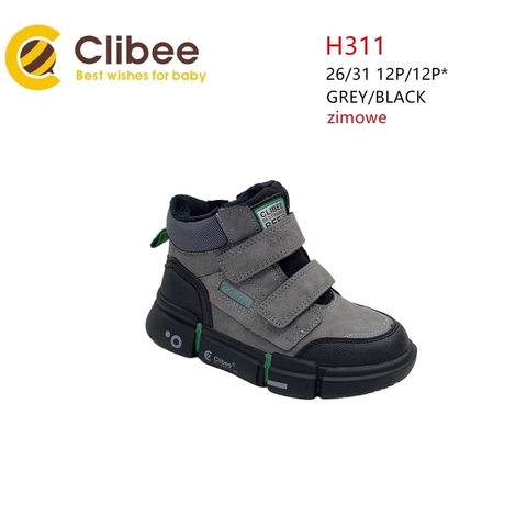 Clibee (зима) H311 Grey/Black 26-31