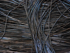 Канитель гладкая серо-бурый 1мм