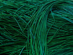 Канитель гладкая темно-зеленый 1мм