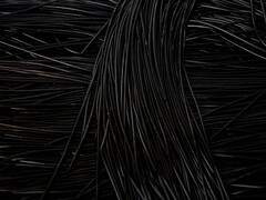 Канитель гладкая черный 1мм