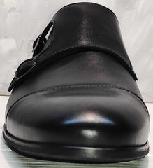 Демисезонные туфли черные мужские Ikoc 2205-1 BLC.
