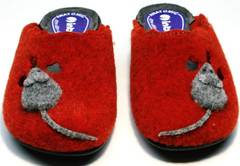 Тапочки из войлока женские Inblu NC- 1B Mouse Rad