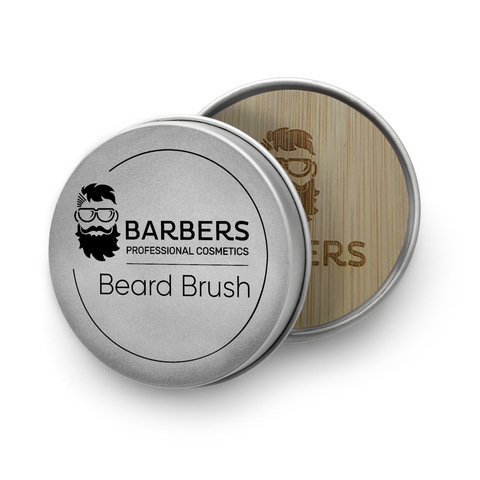 Щітка для бороди Barbers Round Beard Brush (3)
