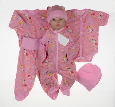 Набор одежды для новорожденного в роддом 6 предметов