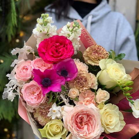Photo of Bouquet «Pink silk»