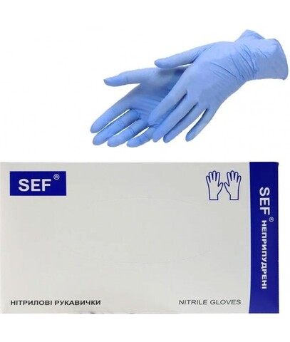 Перчатки нитриловые SEF 