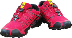 Соломон кроссовки красные мужские Salomon Speedcross 3 A-2054 Red Black.