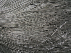 Канитель фигурная "бамбук" серебро1.5 мм