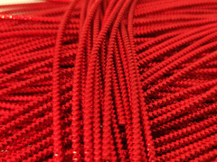 Канітель "зигзаг"  червона 2,6 мм