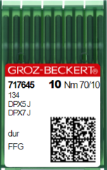 Фото: Голка універсальна для швейних машин човникового стібка, для середніх та важких тканинин. Groz Beckert DP*5 № 70 FFG/SES