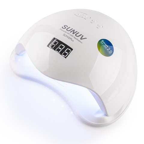 Лампа для манікюру LED+UV Sun 5 plus, нового покоління із кварцовими діодами, 48 вт (оригінал)