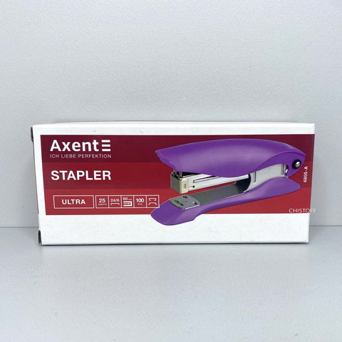 Степлер Axent Ultra 4805-A пластиковый №24/6, 25 листов