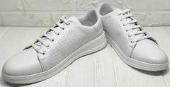Белые сникерсы туфли спортивные женские Evromoda 141-1511 White Leather.