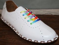 Летние туфли женские Evromoda 19604 White