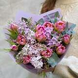 Photo of Bouquet «Lilac and tulips»