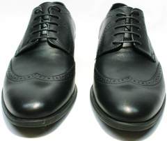 Стильные туфли мужские классика Ikos 1157-1 Classic Black.