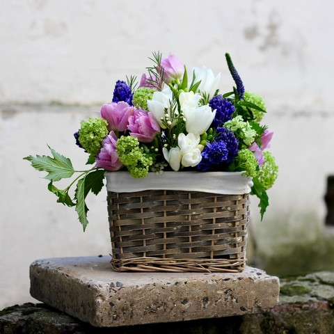 Photo of Basket with flowers