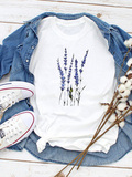 Футболка жіноча біла Alpine lavender Love&Live фото 2